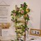 6FT Artificial Flower String Lights Battery Operated Rose Floral Garland with 20 LED Fairy Lights